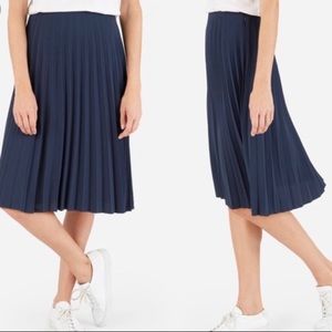 Everlane pleated skirt